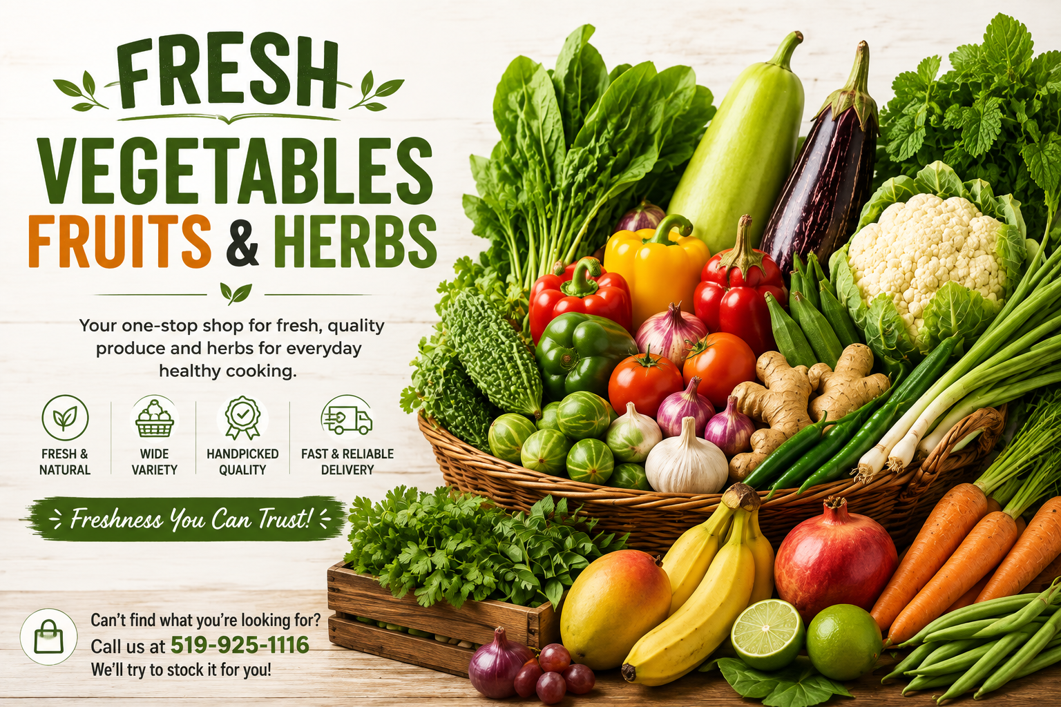 Fresh Vegetables & Fruits