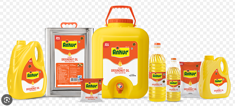 Gujarat Foods Ankur peanut oil 4*5ltr