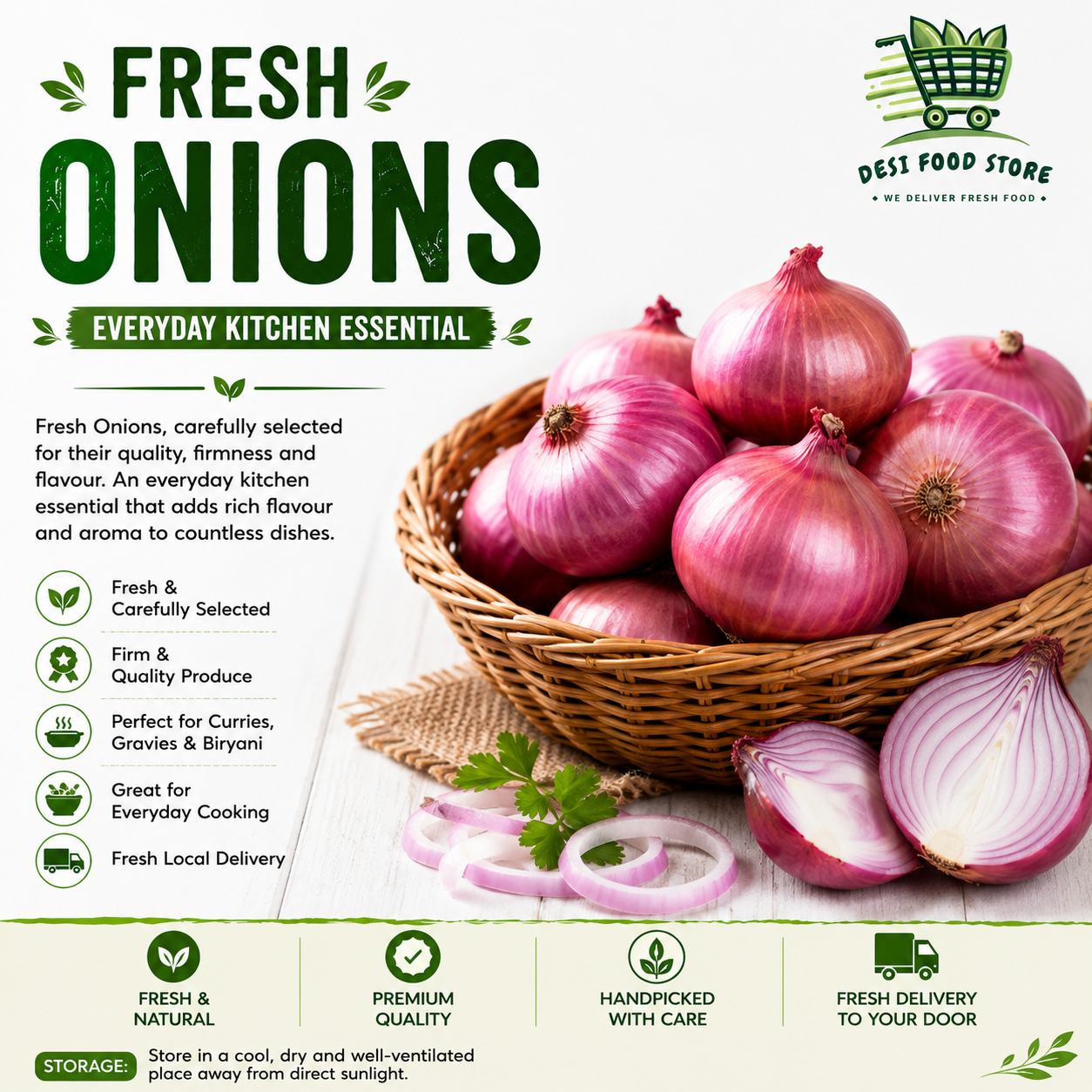 Fresh Red Onions