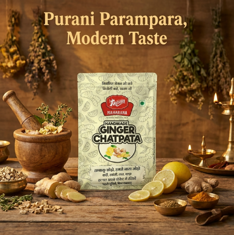 Gujarat Foods Maharana Masala Ginger Slice 1DZ