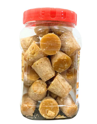 Telugu Foods Jaggery Cubes In a Jar 2LBS