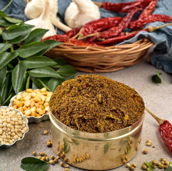 Telugu Foods Karivepaku Karam Podi With Garlic 100g