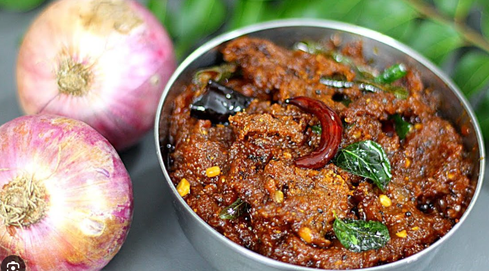 Telugu Foods Onion Pickle Without Garlic 300g