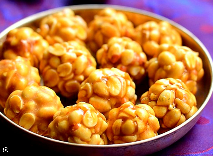 Telugu Foods Peanut Chikki Balls 100g