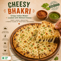 Cheesy Bhakri – Crispy Indian Bhakri Loaded with Melted Cheese